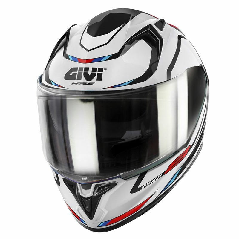 Givi 50.8 Kask Mach1 Beyaz Siyah Kırmızı