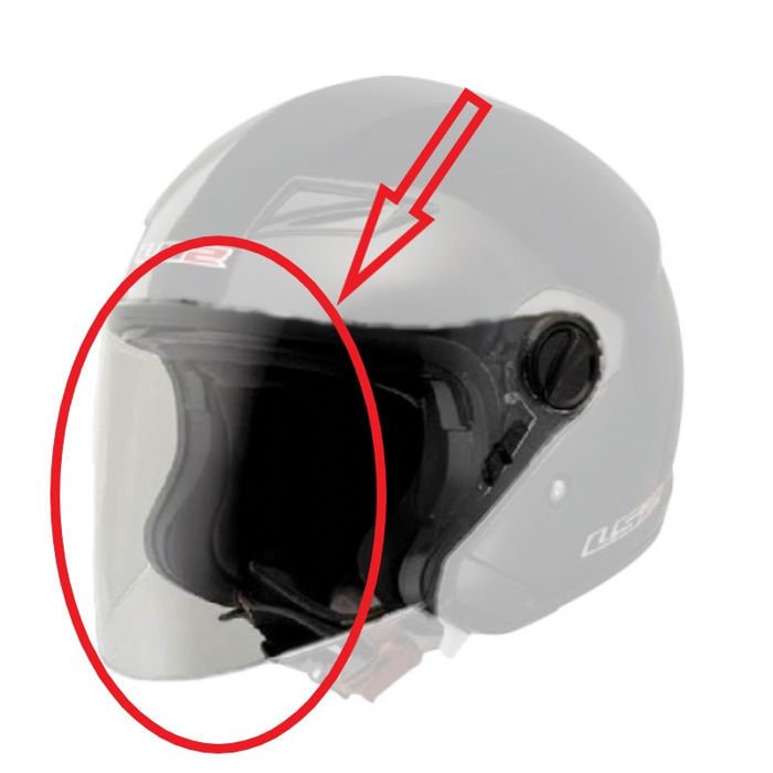 Ls2 Kask Siyah Cam Track Of569