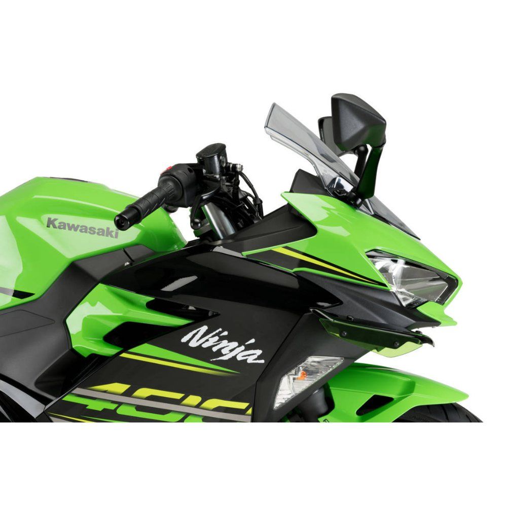 Puig 3172V Downforce Spor Kawasaki Ninja 400 2024 Yeşil Yan Spoiler