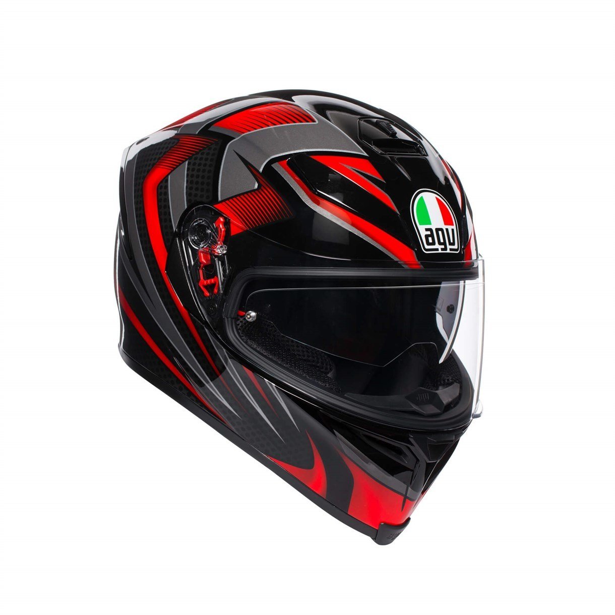 AGV K5 S Kask Hurricane 2.0 Black Red