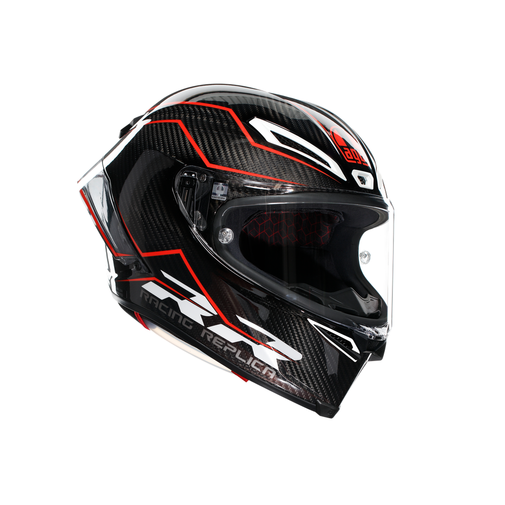 AGV Pista GP RR Kask Performante Carbon Black Red