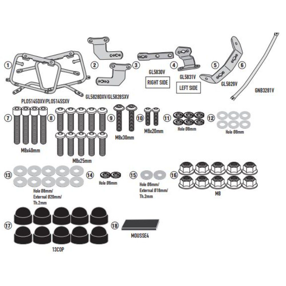 GIVI PLO5145CAM Yan Çanta Taşıyıcı BMW F 900 GS (24)
