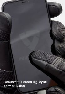 Revit Sand 4 Eldiven Gri Siyah