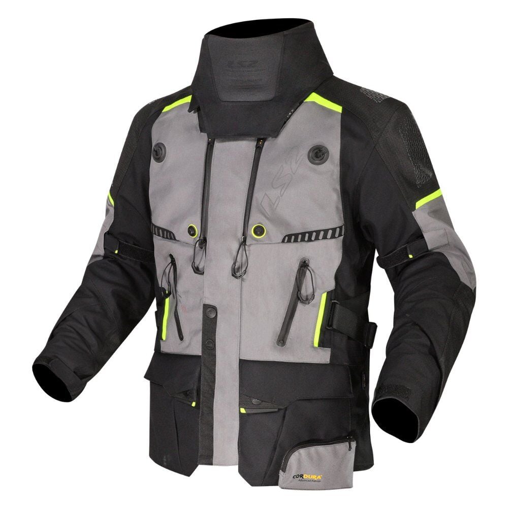 LS2 Apollo Mont Siyah-Gri-Neon Sarı