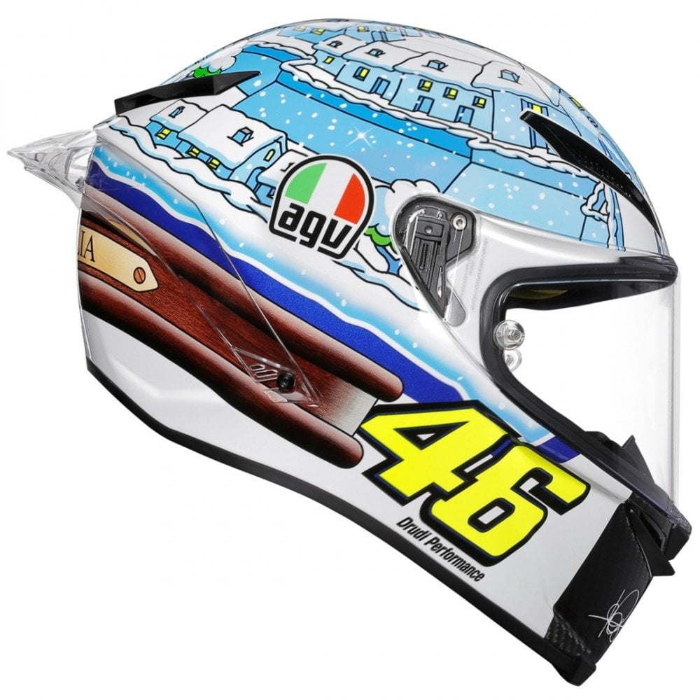 AGV Pista GP R Kask Rossi Winter Test 2017