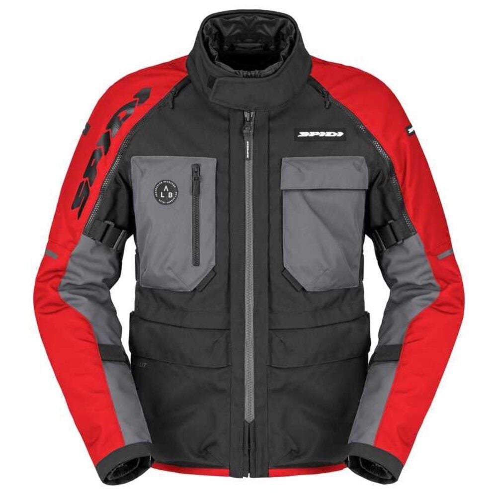 Spidi Crossmaster 2 H2OUT Ceket Siyah Kırmızı