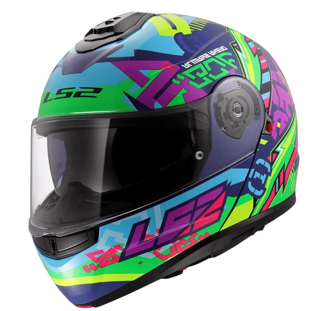 LS2 Strobe 2 Svent Kask Mavi-Yeşil
