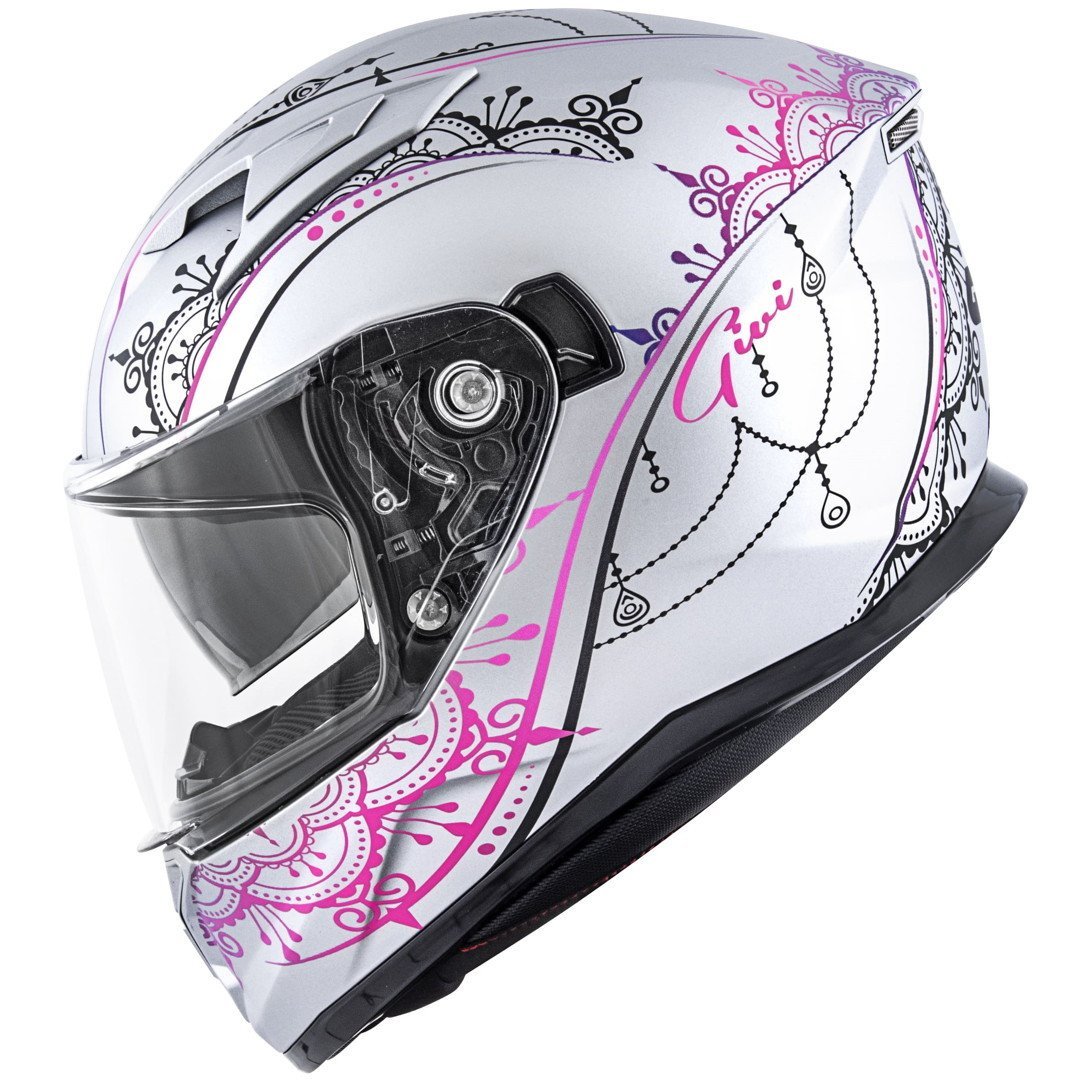 Givi Stoccarda Kask Mendhi Mat Gri Pembe