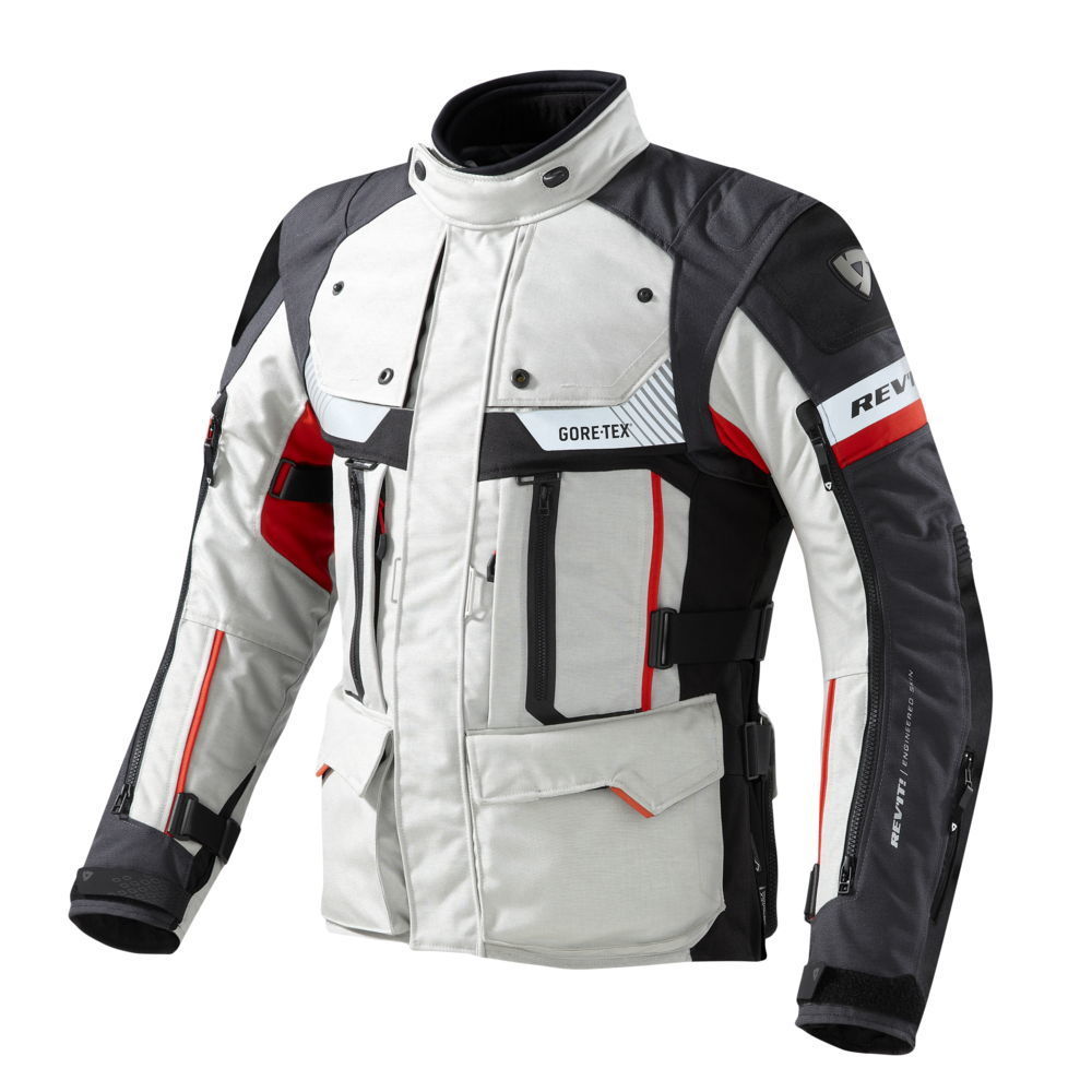 Revit Defender Pro Gore-Tex Mont Gri Kırmızı