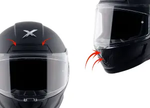 AXOR SABER Kask SPARK White Grey