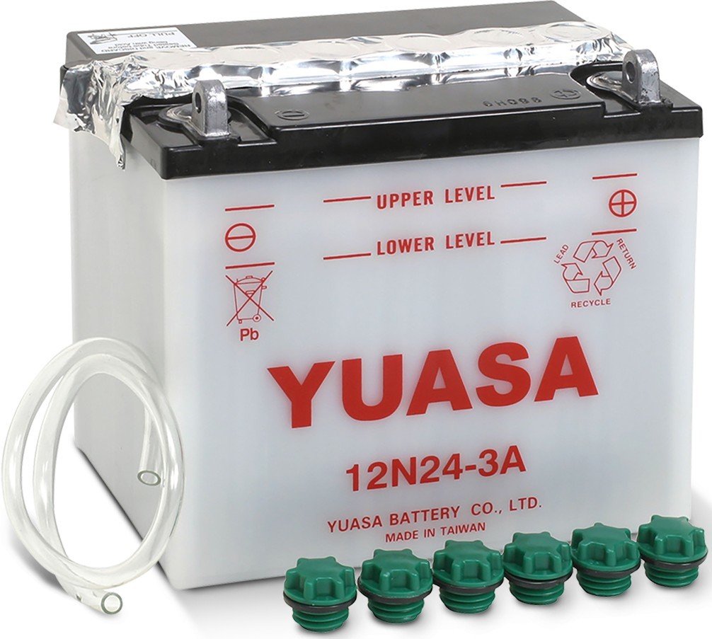 Yuasa Akü YU-12N24-3A (DC) 12V 24A Kuru Şarjlı