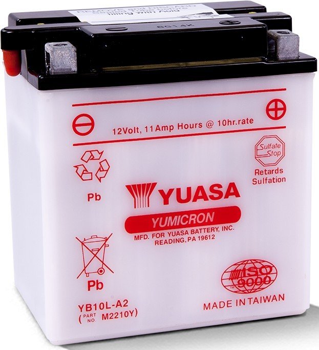 Yuasa Akü YU-YB10L-A2 (DC) 12V 11A Kuru Şarjlı