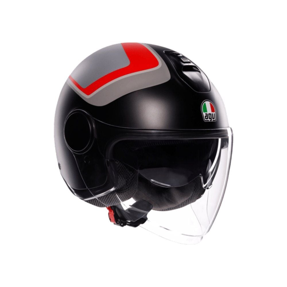 AGV Eteres Scaglieri Açık Kask Matt Frey Red