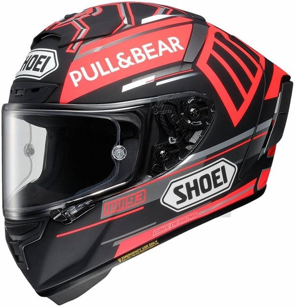 SHOEI X-Spirit 3 Kask Marquez Black Concept TC-1 SHOEI X-Spirit 3 Kask Marquez Black Concept TC-1 L