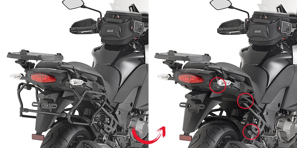 Givi PLXR4113 Kawasaki Versys 1000 (15) Yan Çanta Demiri