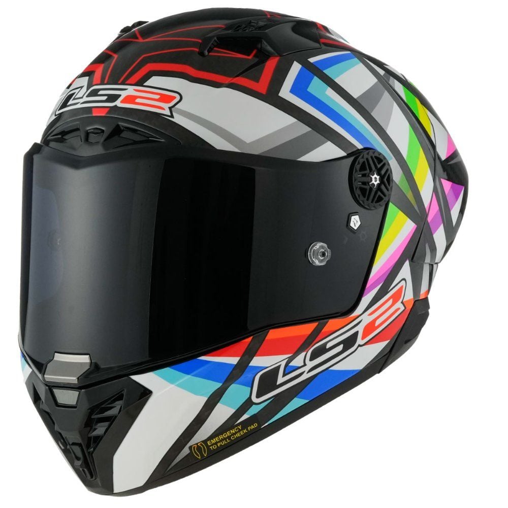 LS2 Thunder Karbon Gp Aero Flash Siyah Kask