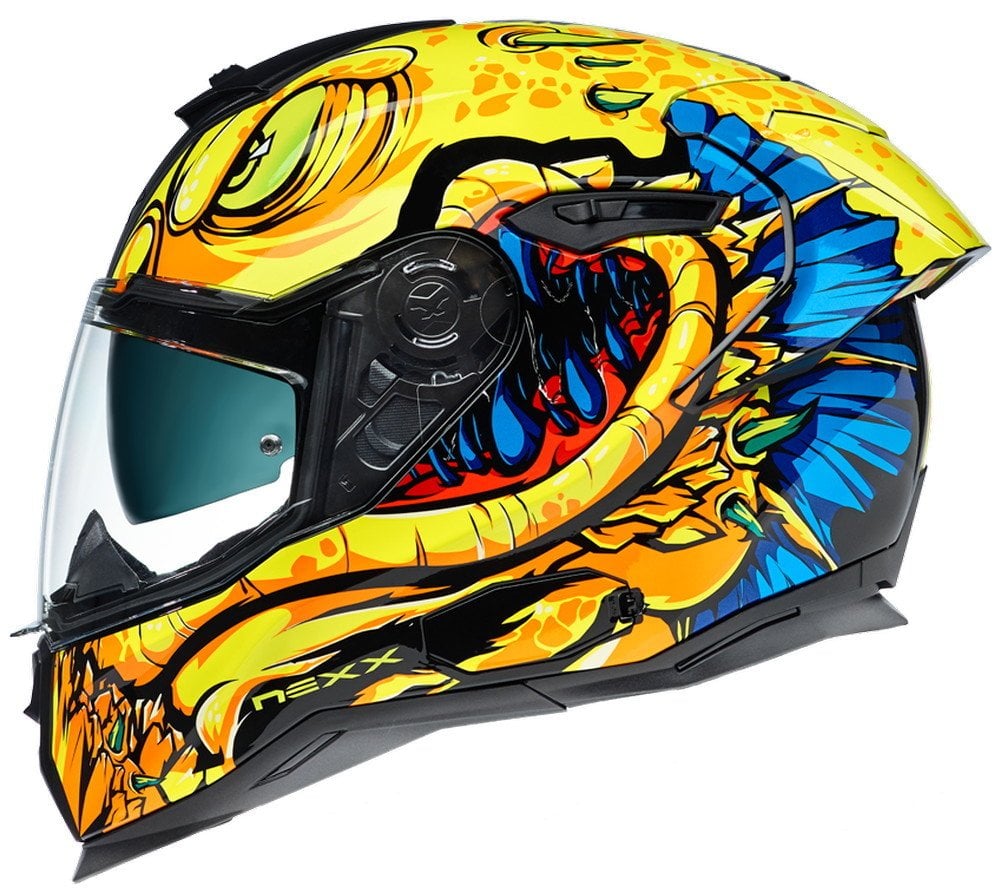 NEXX SX.100R Abisal Sarı Mavi Kask