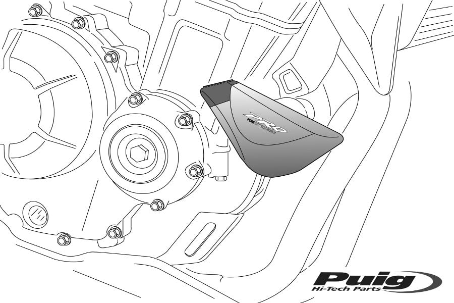 Puig 3181N Kawasaki ZX-6R Koruma Takozu
