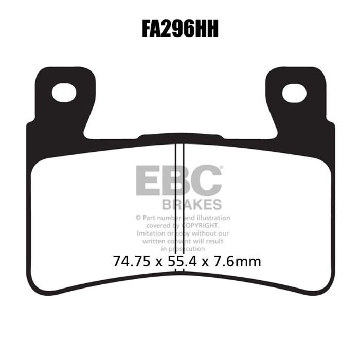 EBC FA296HH Double H Sinter Fren Balatası