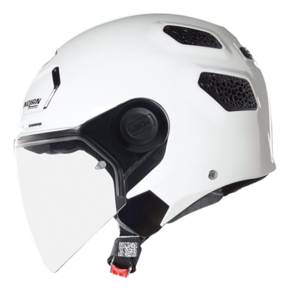 Nolan N30-4 T Classico 305 Camlı Açık Kask Metal Beyaz