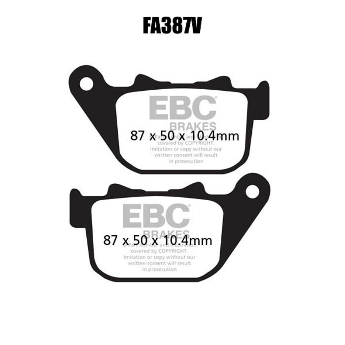 EBC FA387V Yarı Sinterli Fren Balatası