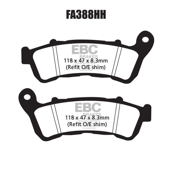 EBC FA388HH Double H Sinter Fren Balatası