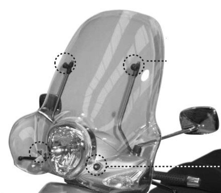 Givi A106A Piaggio Beverly - Tourer Siperlik Bağlantısı