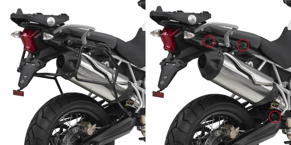 Kappa KLR6409 Triumph Tiger 800 Yan Çanta Demiri