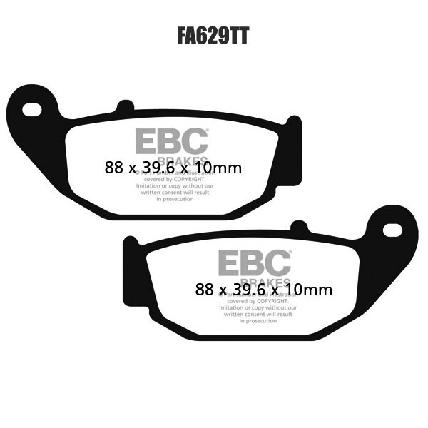 EBC FA629TT Carbon Off Road Fren Balatası
