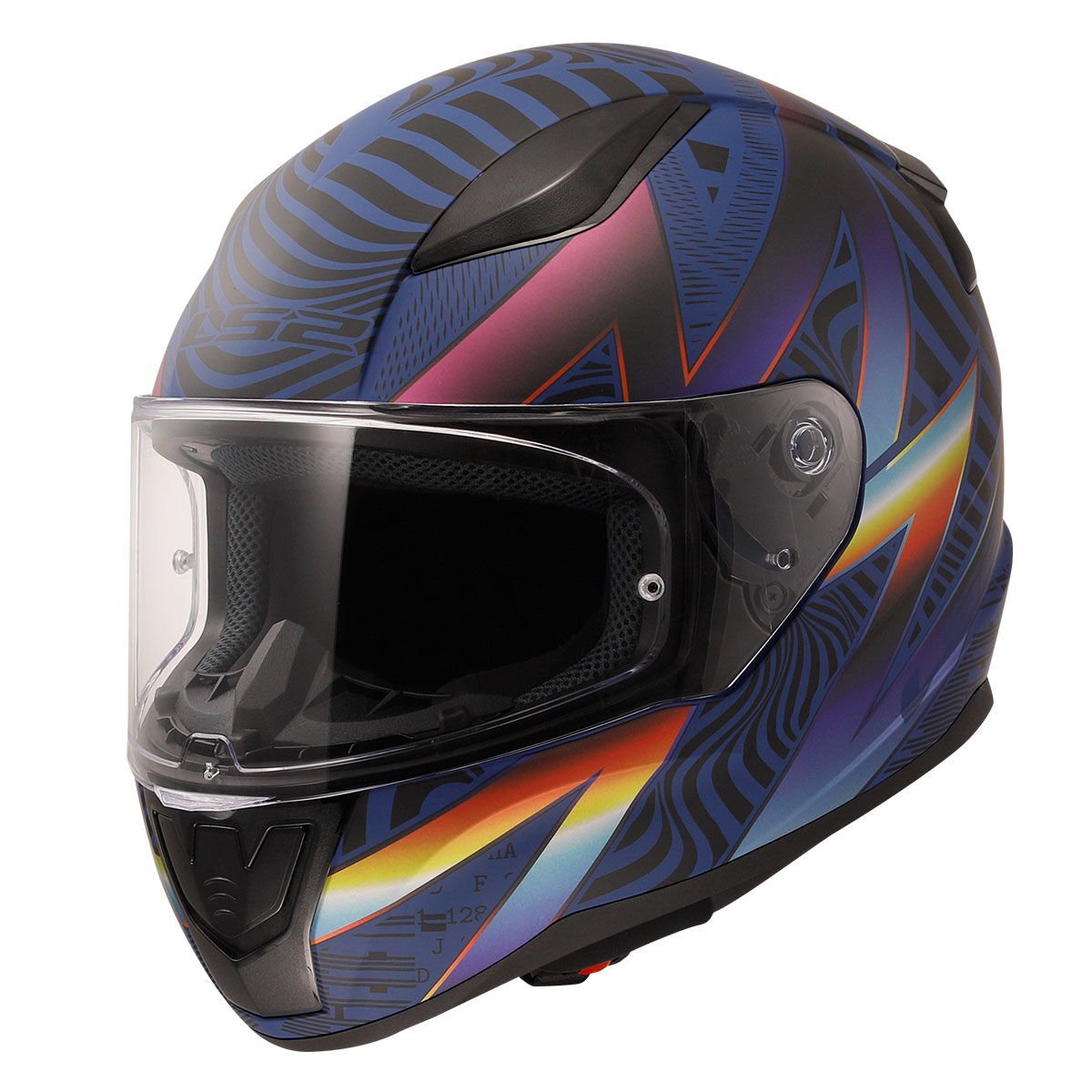 Ls2 Rapid 2 Kask Optik Mat Mavi Mor