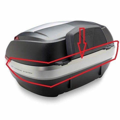 Givi Z4701A900R Çanta Gri Çıta