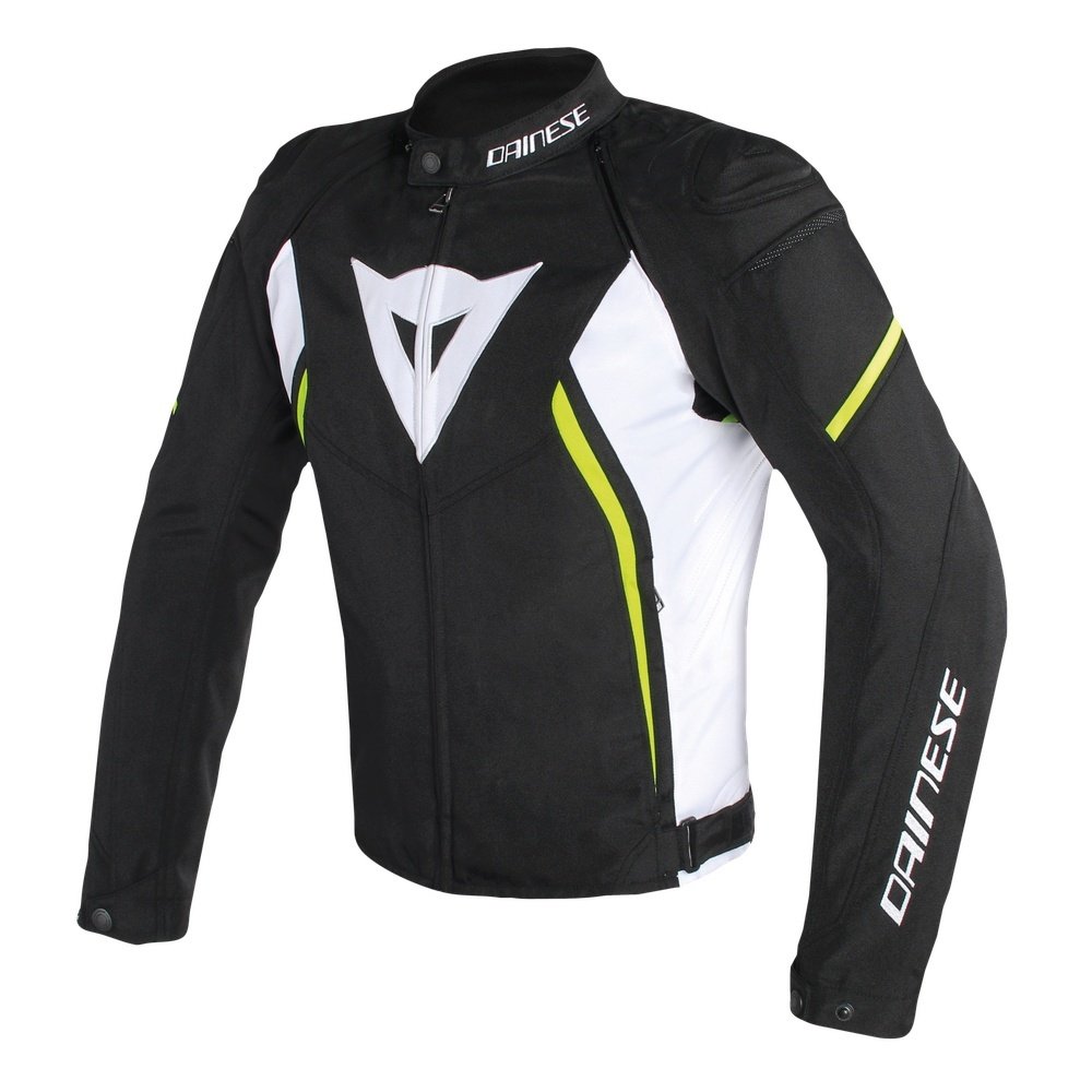 Dainese Avro D2 Tekstil Mont Siyah Beyaz Sarı