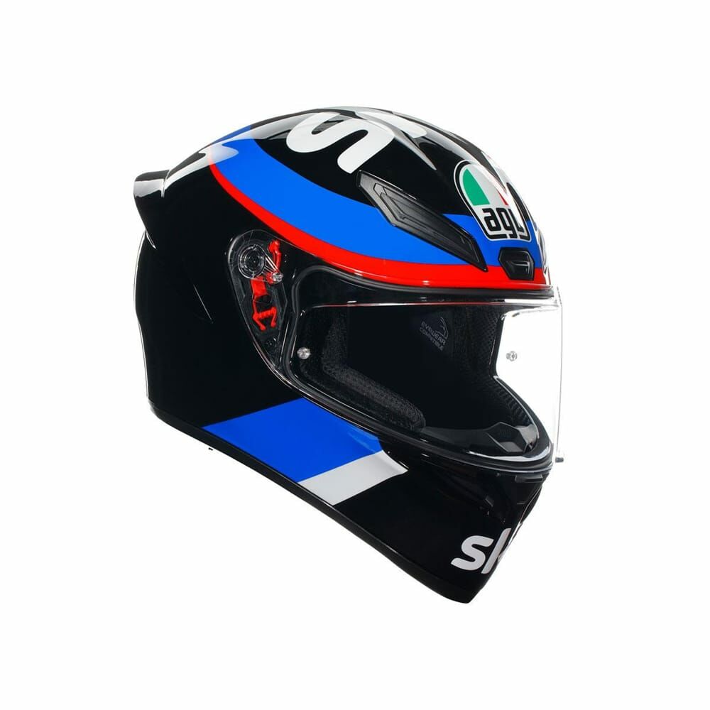 Agv K1 S Kask VR46 Sky Racing Team Kırmızı Siyah