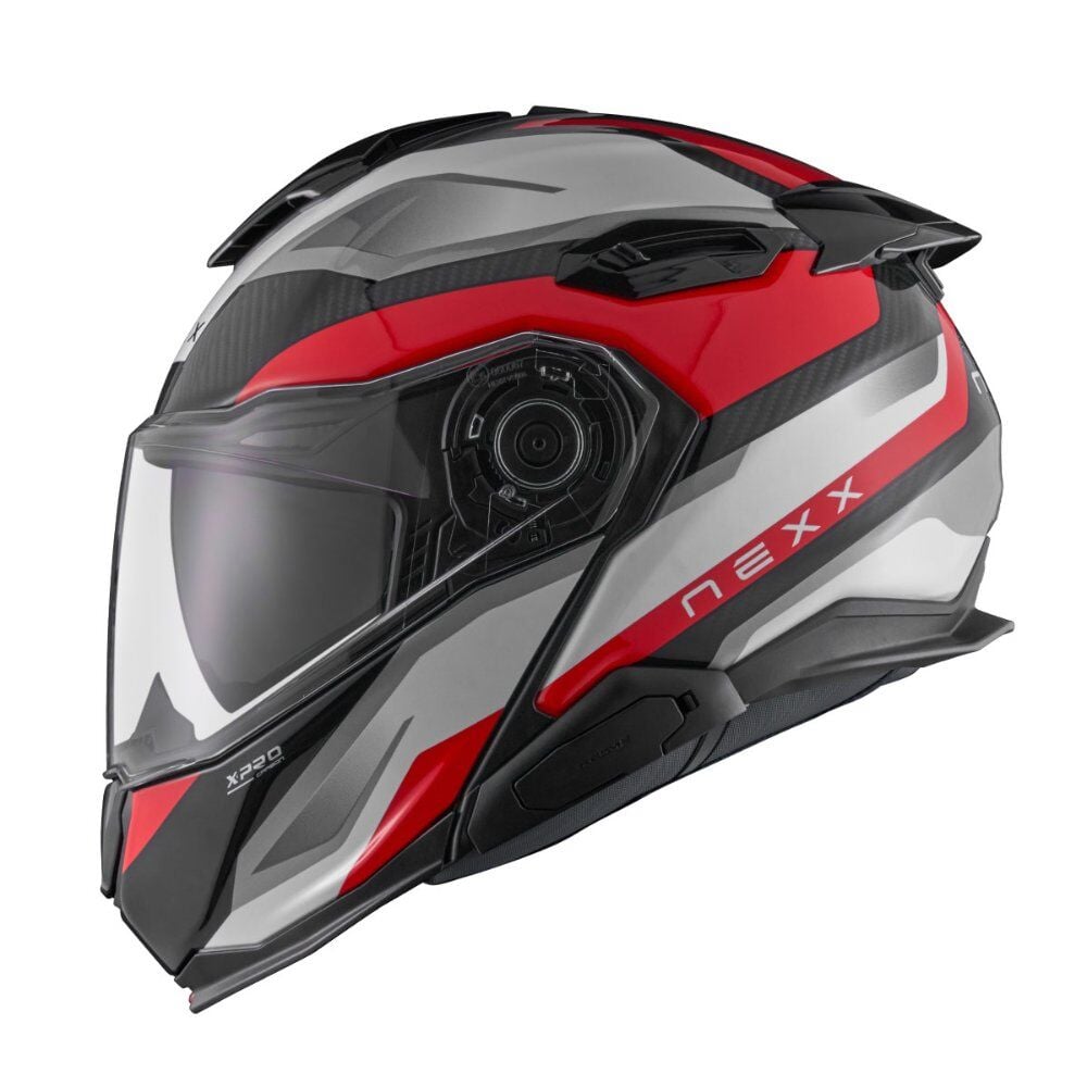 Nexx X.Lifetour Pro Mile Kask Beyaz Kırmızı