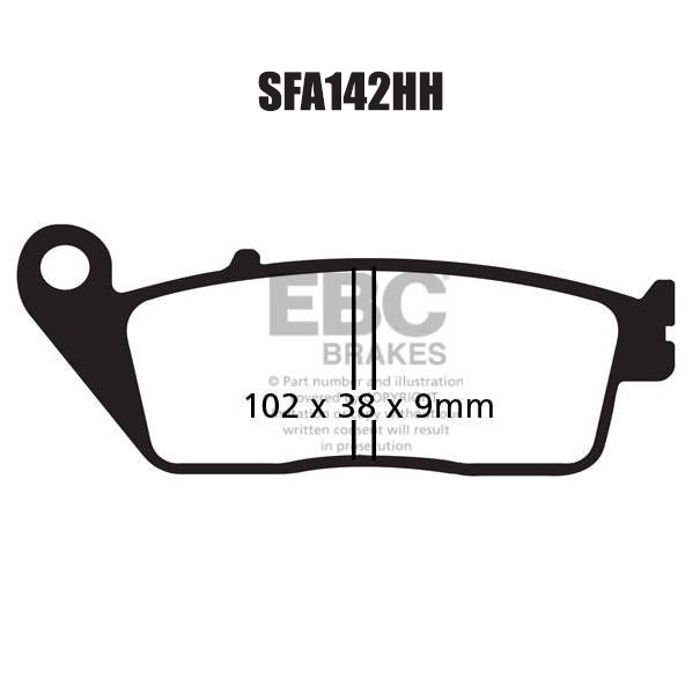 EBC SFA142HH Sinter Scooter Performans Fren Balata