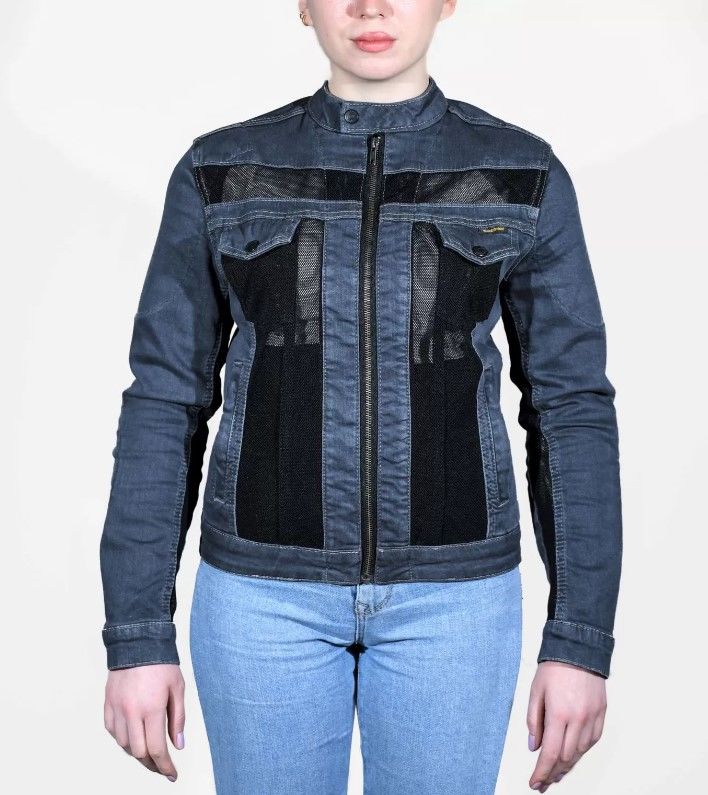 Rider Denim Duman Kadın Ceket
