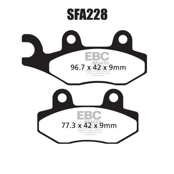 EBC SFA228 Scooter Fren Balatası