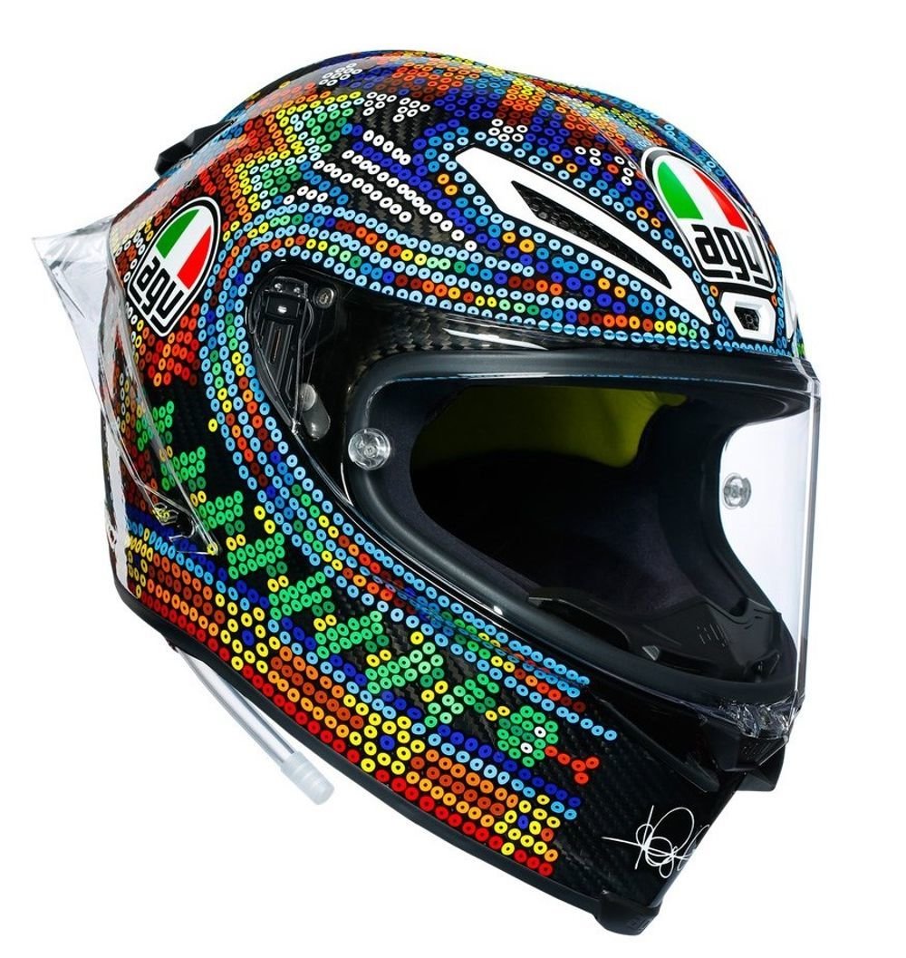 AGV Pista GP R Kask Rossi Winter Test 2018