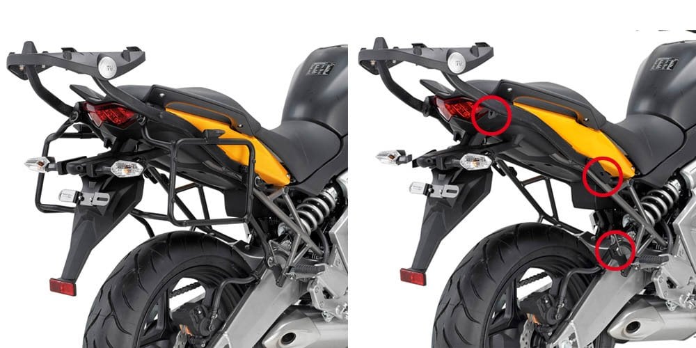 Givi PLXR450 Kawasaki Versys 650 (10-14) Yan Çanta Demiri