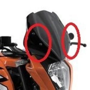 Kappa A7701A Ktm Duke 125-200-390 Ön Cam Siperlik Bağ.