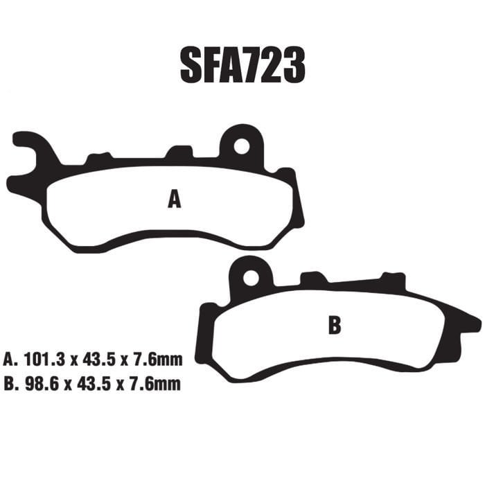 EBC SFA723 Honda Pcx 18-20 Ön Fren Balatası