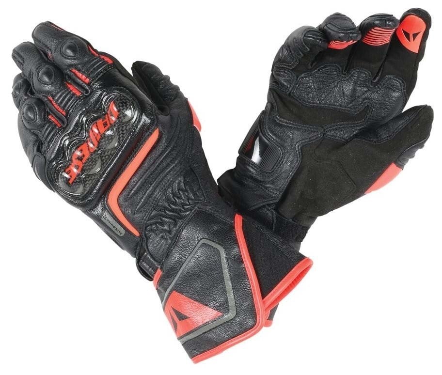 Dainese Carbon D1 Uzun Eldiven Kırmızı