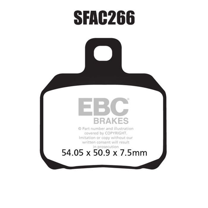 EBC SFAC266 Scooter Carbon Fren Balatası