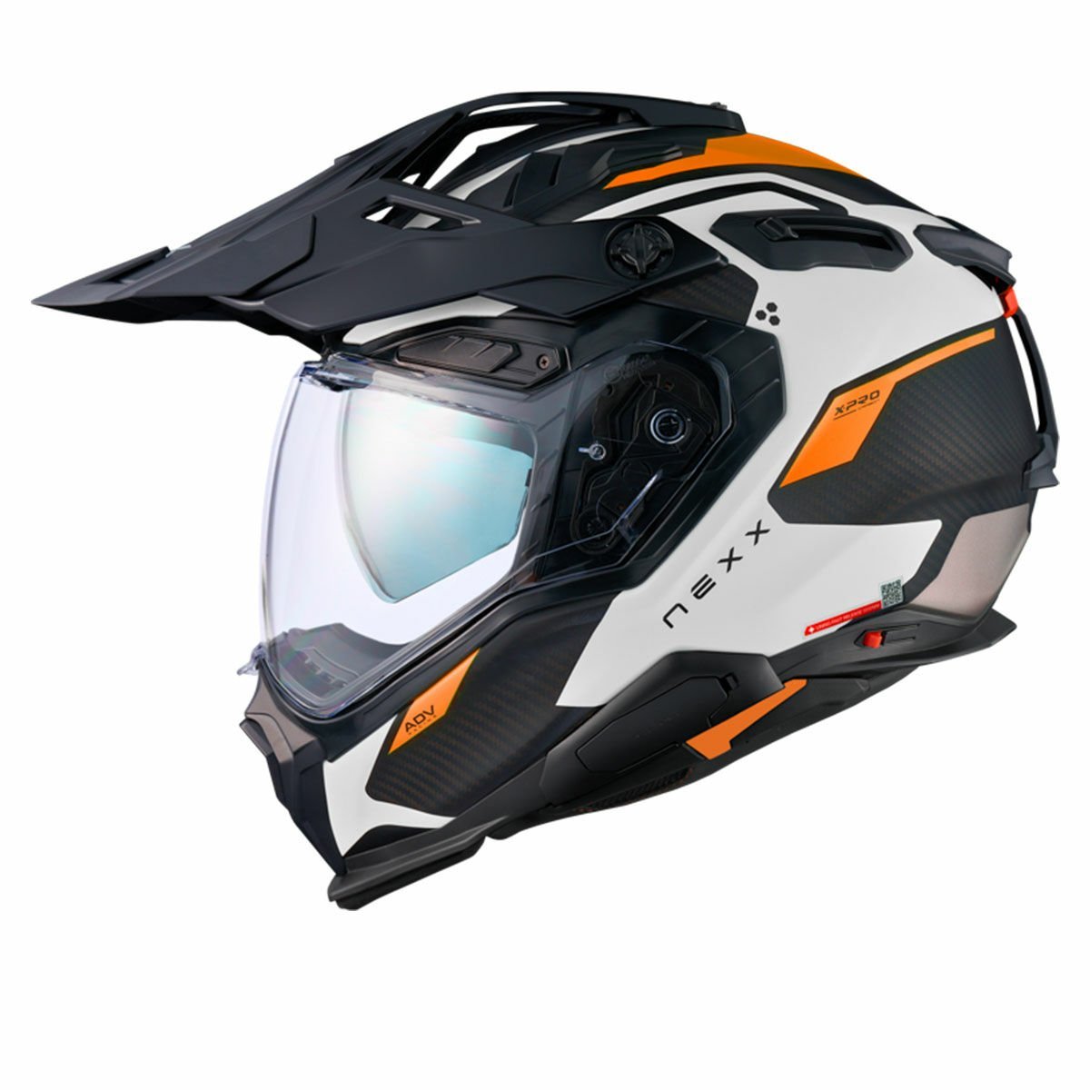 Nexx X.Wed 3 Kask Keyo Mat Beyaz Turuncu