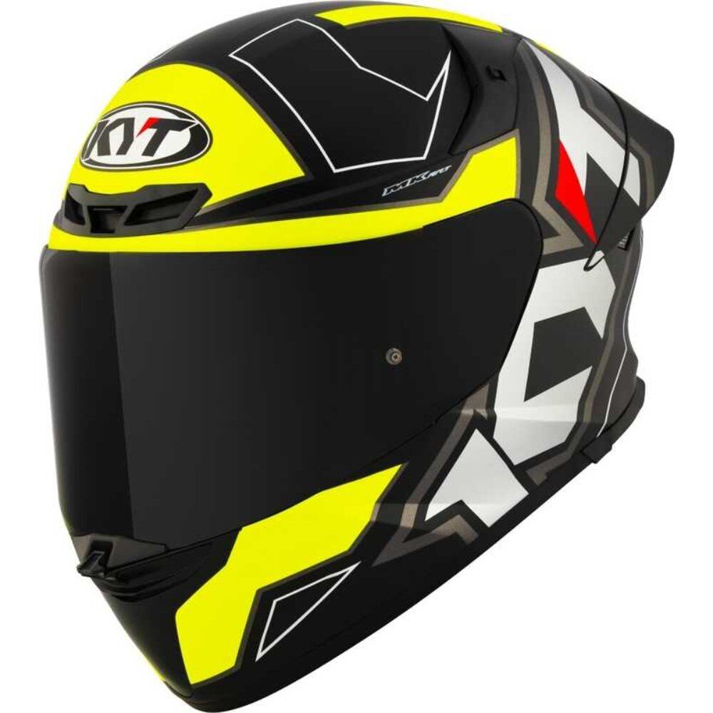 KYT TT-Revo Kask Electrom Mat Siyah Sarı