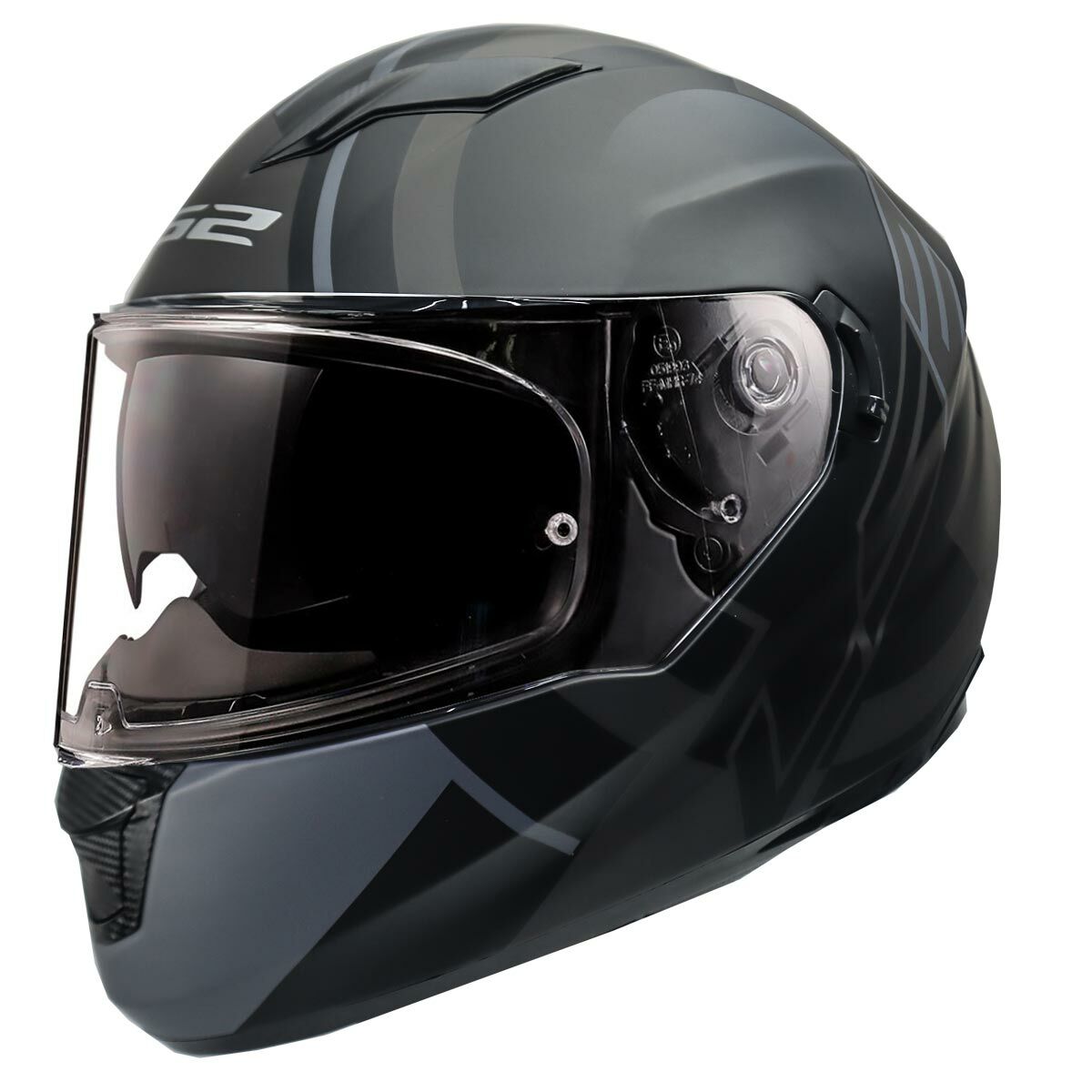 Ls2 Stream Evo Target Kask Mat Siyah