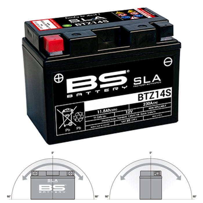 BS Battery BTZ14S SLA Motosiklet Aküsü
