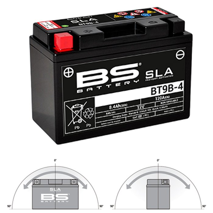 BS Battery BT9B-4 SLA Motosiklet Aküsü