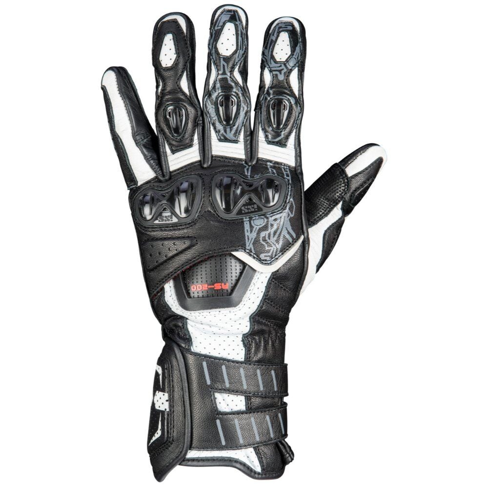 iXS RS-200 3.0 Sport Eldiven Beyaz Siyah
