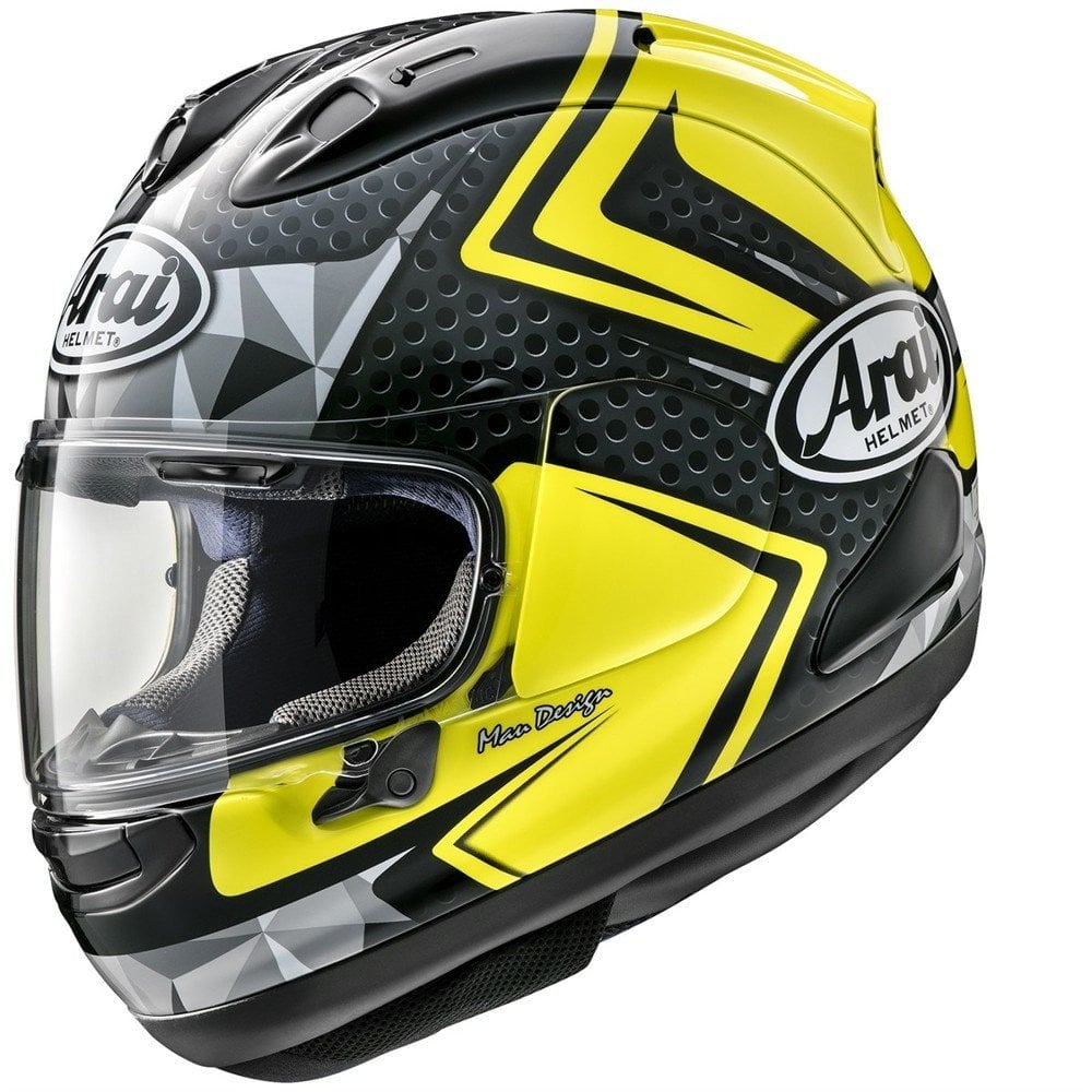 Arai RX-7V Kask Dyno Fluor Yellow